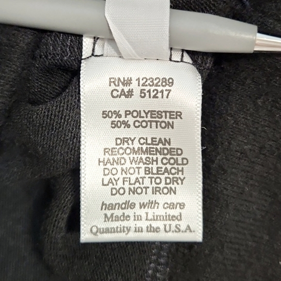 🔥ABSOLUTE FINAL💲⬇️Lauren Moshi Black Cold Shoulder Silver Hand✌️, Size L~EUC - Picture 11 of 13